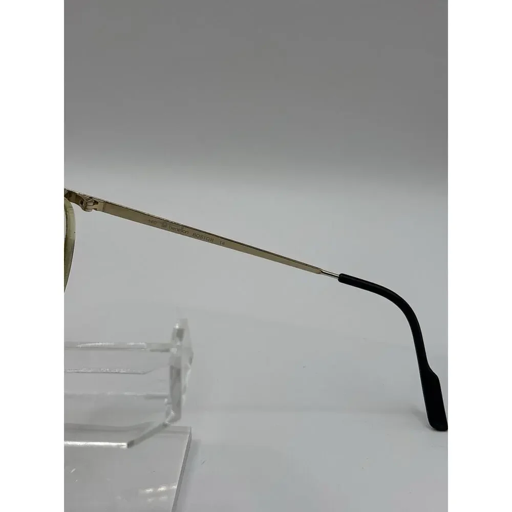 Benetton Boston Round Gold Eyeglass Frames Vintage 140 14